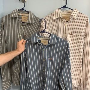 Hollister Boys/guys Button Down Dress shirts